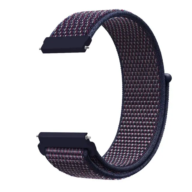 Pulseira para samsung galaxy watch active 2, 40mm, 44mm, pulseiras de 20mm, 22mm, pulseira de nylon para relógio galaxy 46mm gear s3 frontier, venda imperdível