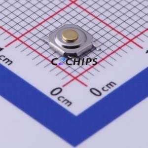 STP-1152 Tactile Switch SMD,5.1x5.1mm Switch Single Pole Single Throw Round Button 1.6N Vertical Mount - Product Image 1