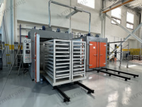 Four de cuisson industriel à haute température en acier inoxydable pour plaques, grande chambre de séchage et de chauffage pour revêtement en poudre et plaquettes de frein, avec pompe PLC
