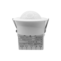 Interruptor de Luz de Techo Inteligente Geagood 220V 50HZ con Sensor de Movimiento por Infrarrojos PIR, Inducción Humana, 100W, IP11, para Uso en Interiores