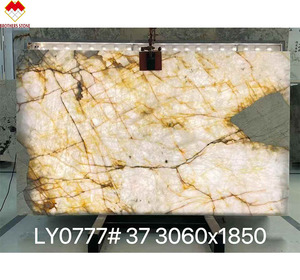 Brésil luxe grand cristal <span class=keywords><strong>pandora</strong></span> vert quartzite rétro-éclairé Patagonie dalle de granit pour mur et comptoir table en pierre lumi utilisant - Product Image 3