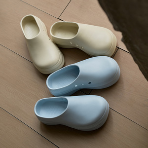 Sabots de chef personnalisés pour femmes avec logo imprimé au laser, antidérapants, chaussures de travail de cuisine, sabots plateforme en EVA à semelle épaisse, chaussures d'infirmière - Product Image 3