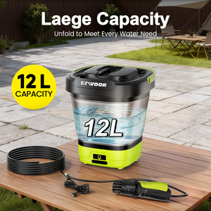 Máquina <span class=keywords><strong>de</strong></span> Limpieza Plegable Multifuncional Portátil Recargable Tipo-C <span class=keywords><strong>de</strong></span> 12V, Material PP, Resistente al Agua IPX4, Tanque <span class=keywords><strong>de</strong></span> 12L para <span class=keywords><strong>Lavado</strong></span> <span class=keywords><strong>de</strong></span> <span class=keywords><strong>Autos</strong></span> - Product Image 5