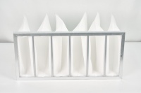 Nouveau système de ventilation, sac de collecte de poussière, filtre en fibre synthétique, efficacité moyenne EN779 Classe F7, alliage d'aluminium 85%
