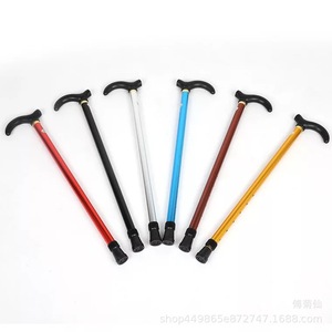 Bâton de marche télescopique en alliage d'aluminium, hauteur réglable, pour personnes âgées, randonnée, utilisation en extérieur - Product Image 5