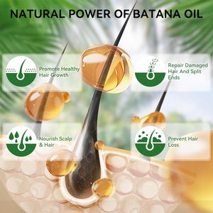 OEM 100% natürliches organisches unraffiniertes Batanabutter-Haaröl zur Glättung der Haar reparatur Beschädigtes Haaröl Großhandel Batana <span class=keywords><strong>Oil</strong></span> Bulk - Product Image 6