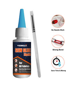 Visbella Sew Glue Liquid 60ML <span class=keywords><strong>para</strong></span> <span class=keywords><strong>tela</strong></span> de cuero, reparación de manualidades decorativas, lágrima - Product Image 4