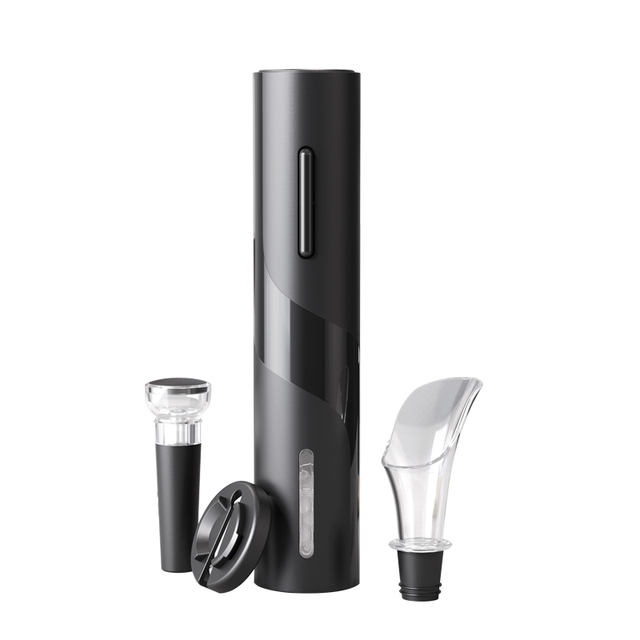 Electrico Popular Electric Wine Opener Set Stainless Steel Battery Operated Automatic Wine Bottle Corkscrew Opener Foil Cutter