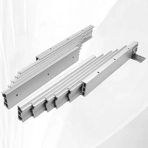Mécanisme d'extension de table pliante, glissières télescopiques en aluminium pour table escamotable, rails coulissants, glissières pour armoire de cuisine - Product Image 2