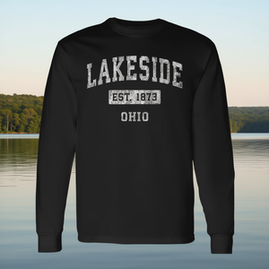 T-shirt à manches longues Lakeside Ohio Vintage Established Sports - Product Image 3
