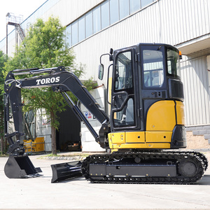 TE35S toros รถขุดขนาดเล็กเครื่องยนต์ yanmar 3.5ตัน CE เครื่องขุดสำหรับการก่อสร้างอนุรักษ์น้ำในฟาร์ม - Product Image 4