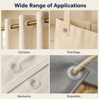 Œillets en plastique artificiels teints multi-tailles pour vêtements, durables, écologiques, imprimés à l'écran, promotionnels et fantaisie, vente en gros