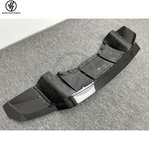 Nouveau diffuseur arrière/lame arrière en fibre de carbone sèche haute performance pour pare-chocs de voiture, finition brillante, tissage sergé, pose sous vide pour Audi R8 - Product Image 4