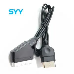 SYY 게임 컨트롤러 1.8m 블랙 PVC 24 핀 RGB 스카트 케이블 Xbox 용