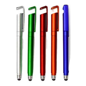 Nouveau stylo multifonctionnel en plastique orange, peut servir de support, bannière rétractable, stylo de bureau professionnel avec pointe de 1,0 mm - Product Image 3