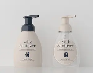 Bouteilles à pompe à mousse 250ml/300ml distributeur de savon liquide cosmétique PET avec bouteilles à pompe en plastique mousse