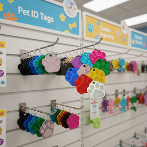 Pet ID <strong>Tags</strong> Customized Cat Puppy Name Phone <strong>Dog</strong> ID <strong>Tags</strong> <strong>Collar</strong> Accessories DIY <strong>Tag</strong> - Product Image 1