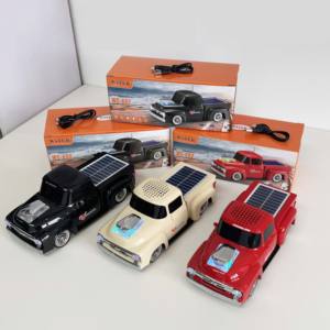 WS692 adornos para El salón hogar decorativo <span class=keywords><strong>Fm</strong></span> <span class=keywords><strong>Am</strong></span> Sw Radio con tarjeta Usb Tf REPRODUCTOR DE Mp3 camioneta forma de coche altavoces solares - Product Image 6