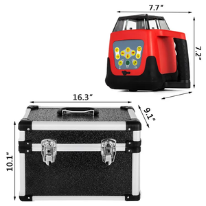 Máy Quay Laser Đỏ Xoay Tự Cân Bằng Điện Tử Tự Động Mới Phạm Vi 500M + Giá Ba Chân + Mức Laser Nhân Viên 5M - Product Image 2