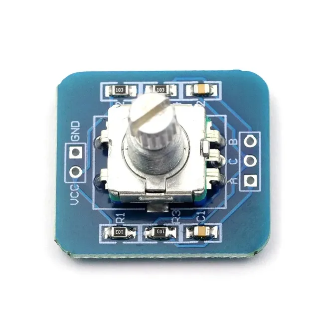2pcs 360 Degree Rotary Encoder Module Ec11 Car Navigation Audio Volume Adjustment Potentiometer