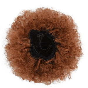 Moño de <span class=keywords><strong>pelo</strong></span> sintético duradero, piezas de cabello de Chignon, alta calidad, precio bajo - Product Image 4