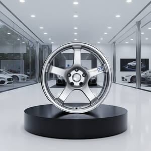 CYX Merk voor 15-19 inch universele pasvorm aluminium legering gesmeed chroom vijfspaaks velgen PCD100mm ET38 nieuwe vervanging - Product Image 1