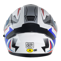Casque intelligent certifié DOT en ABS, léger, modulaire, anti-buée, double visière, casque intégral pour moto, casque rabattable