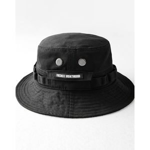 Sombrero de Pescador Negro para Hombre FOXA, 100% Lona de Algodón, Estilo Casual con Cordones - Product Image 6