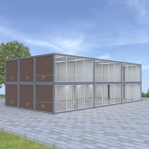 Vente en gros de petite maison préfabriquée JJC/<span class=keywords><strong>Tube</strong></span> grand-mère français/maison mobile 20 pieds Maison conteneur standard pour l'Afrique Asie du Sud-Est Inde - Product Image 4