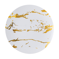 Assiettes de diner jetables en plastique fantaisie pour mariage vente de gros