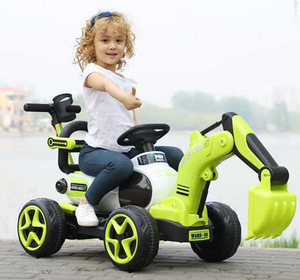 WDSMT-9188 Kids Ride <strong>on</strong> Tractor Excavator <strong>Toys</strong> 2 to 4 <strong>Years</strong> <strong>Old</strong> Battery Powered Sturdy Plastic Material Multiple Playing Gift - Product Image 3