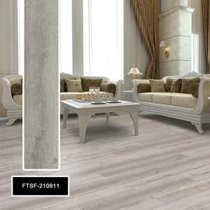 Customized Indoor Apartments Bedroom Living Room Wood Marble Grain Slip-Resistant Floating LVP Vinyl Plank Tiles SPC Click Lock