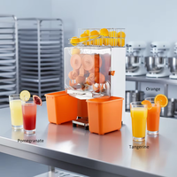 Amerikaanse roestvrijstalen citruspers, commerciële elektrische automatische verticale fruitpers voor sinaasappels