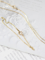 Cadena de Eslabón Tipo Cable Plano Brillante 1mm AU585 Joyería de Oro al Por Mayor Cadenas Permanentes Pulseras de Oro de 14k para Mujer