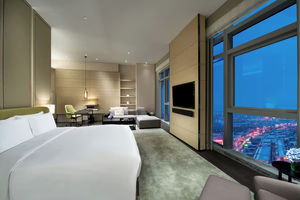 Juego de Muebles de Hotel de Lujo de Mediados de Siglo, Estilo Francés, Color Oro Champán, Estilo Art Deco, Suite con Acabado de Alto Brillo, Proyecto de Hostelería para Dormitorio - Product Image 5