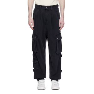 Chemises de travail taille haute pour hommes Pantalons cargo d'été en peau de serpent pour la sécurité en toile Pantalons cargo déchirés - Product Image 1