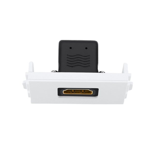 Straight -2.0 Female to Female Plug Socket Connector Passthrough -Compatible for Wall Face Plate