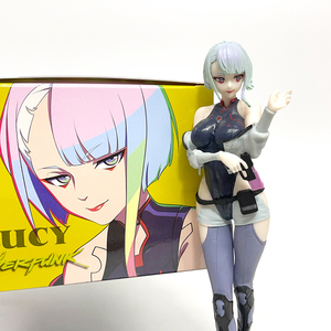 Figurines de figurine <span class=keywords><strong>Cyberpunk</strong></span> Lucyna Kushinada Lucy <span class=keywords><strong>en</strong></span> PVC, figurines de collection, jouets de poupée, 18cm - Product Image 1