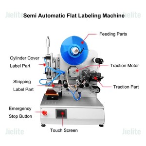 Bán tự động vuông Máy dán nhãn chai phẳng vuông chai Sticker ngày vận chuyển mã hóa máy dán nhãn - Product Image 6