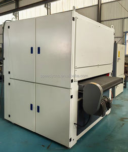 Automatische drie-kopige schuurmachine voor multiplex, MDF en hout, hoge precisie CNC 3-kopige bandkalibrerende schuurmachine voor hout - Product Image 5