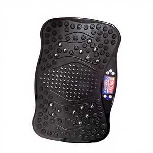 Appareil de massage vibrant pour les pieds à écran LED pour usage domestique, <span class=keywords><strong>plateforme</strong></span> d'exercice pour la circulation corporelle, 99 niveaux de vitesse, 180W, marque JIT - Product Image 4
