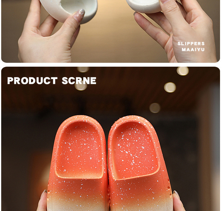 Children Summer Beach Shoes Anti-slip Rubber Slides Slipper Kids Slippers Cartoon Indoor Shoes