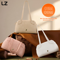 Sac à bandoulière LZ OEM ODM en cuir PU gaufré pour femme, sacoche classique à fermeture éclair, sac à main du fabricant