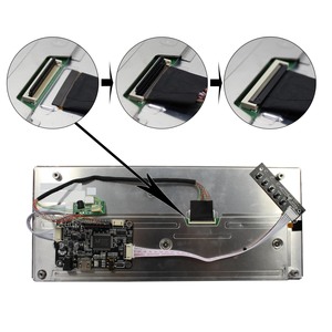 Pantalla LCD HSD123KPW2-D10 de 12.3 Pulgadas, 1920X720, con Placa Controladora H/D, 850Nits, Tipo Barra, para Automoción - Product Image 4