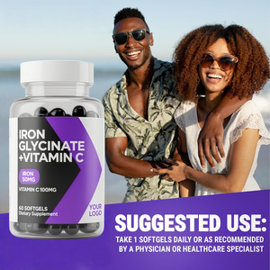 Tónico Sanguíneo Vegano Premium, Suplemento Mineral Natural Liposomal de Glicinato, <span class=keywords><strong>C</strong></span>ápsulas Blandas de Calcio, Zinc, Selenio, <span class=keywords><strong>Vitamina</strong></span> <span class=keywords><strong>C</strong></span> y Hierro para Adultos - Product Image 2