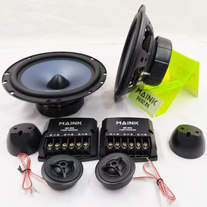 500W カー スピーカー キット 6.5インチ 同軸スピーカー 2ウェイ 高音ツイーター ウーファー オーディオシステム セット 6.5 サブウーファー 車載用（ディバイダー付き） - Product Image 4