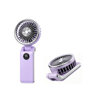Ventilateur pliable USB 235 °   Ventilateur portable mini LED pour le camping, la maison, le bureau, les voyages, les cadeaux, les sports