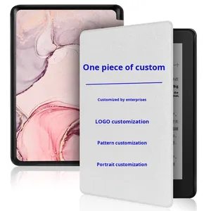 Étui de protection personnalisé en cuir véritable écologique pour Kindle Paperwhite, édition jeunesse, cadeau - Product Image 6
