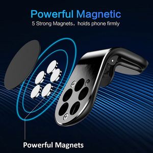 SYW Strong Magnet L Shaped <b>Car</b> Air Vent <b>Clip</b> Grip Soportes Para De Porta Celular Stents Cellphone Magnetic Phone Mobile Holder - Product Image 3