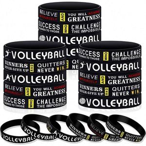 Prix d'usine, vente en gros, bracelets et bandes de poignet personnalisés, design moderne et créatif, volley-ball, basketball, rugby, impression sérigraphique - Product Image 5